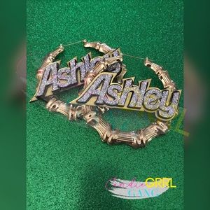 Custom Nameplate Earrings